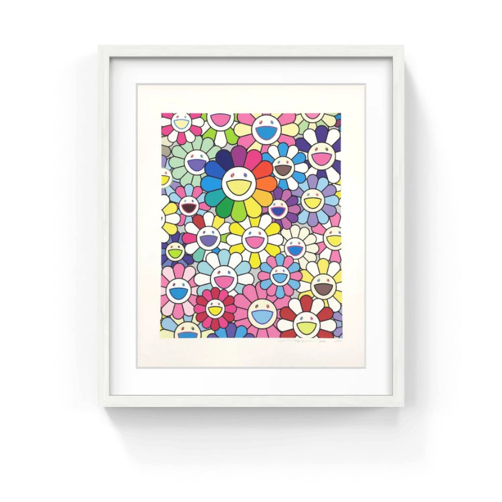 Detail of Takashi Murakami, Flowers of Hope, 2020