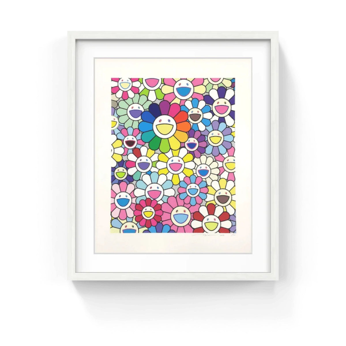 Detail of Takashi Murakami, Flowers of Hope, 2020