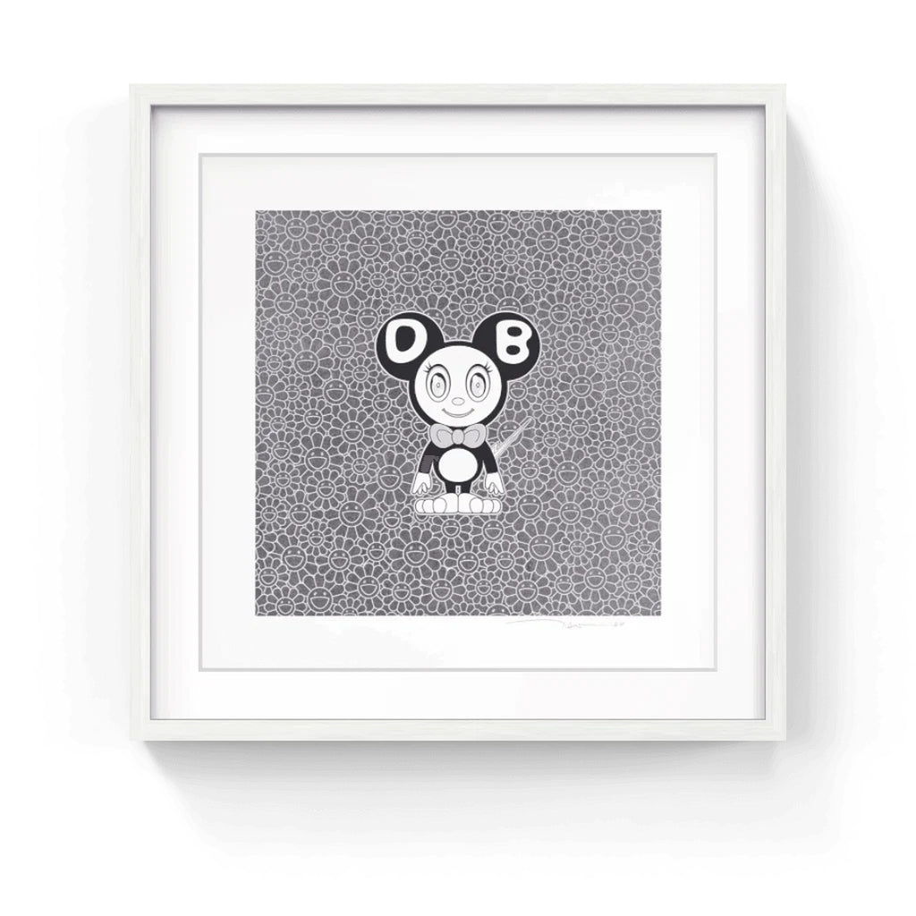 Detail of Takashi Murakami, DOB 2021 Black & White, 2021