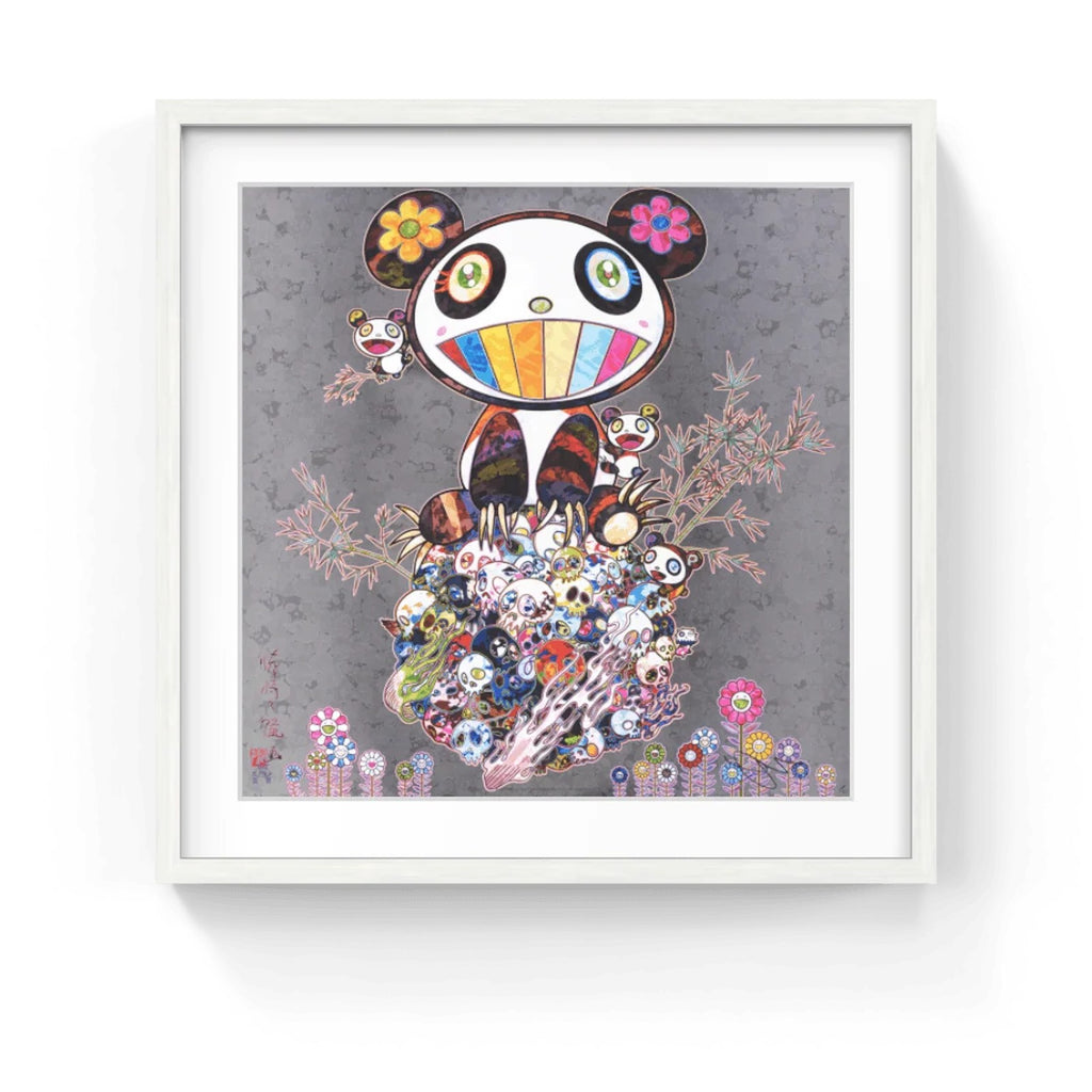 Detail of Takashi Murakami, Panda & Panda Cubs, 2015