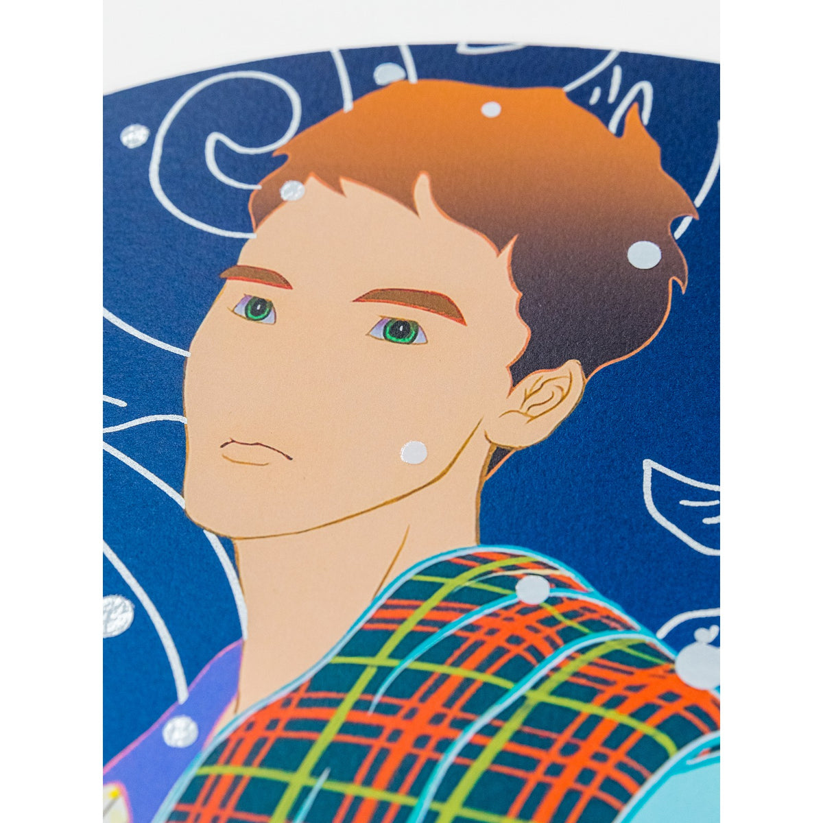 Detail of Tomokazu Matsuyama, Perfect All Alone Ironic (Blue)
