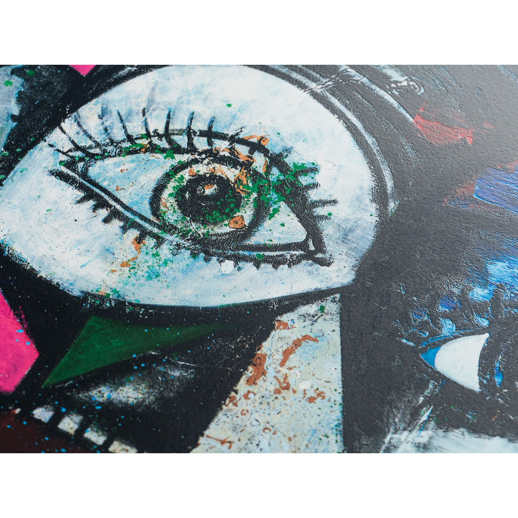 Detail of George Condo, Prismatic Head Composition