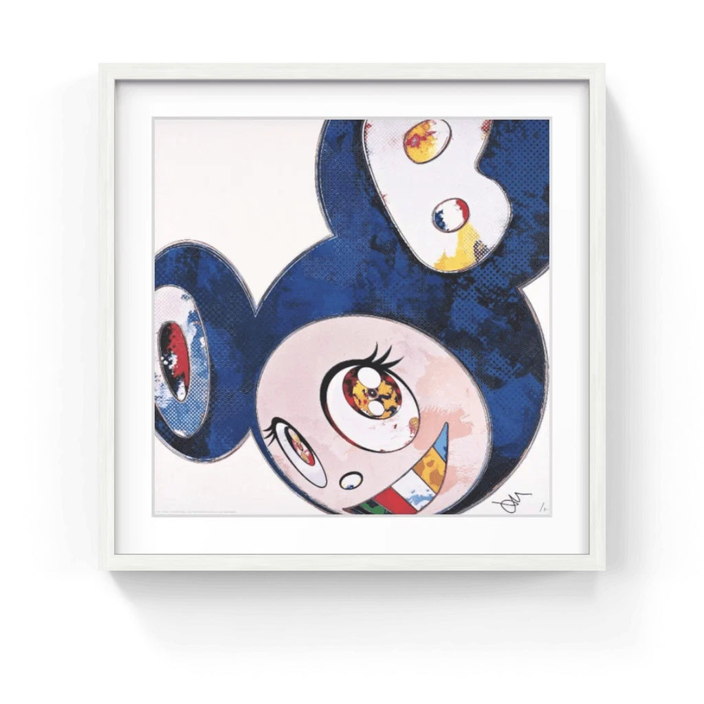 Detail of Takashi Murakami, And Then x 6 (Blue: The Superflat Method), 2013