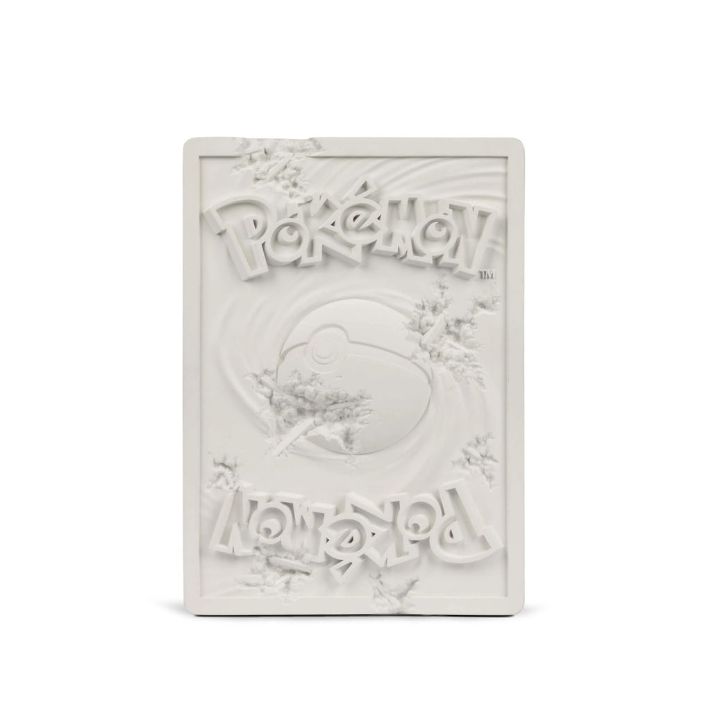 Detail of Daniel Arsham, White Crystalized Mew Card