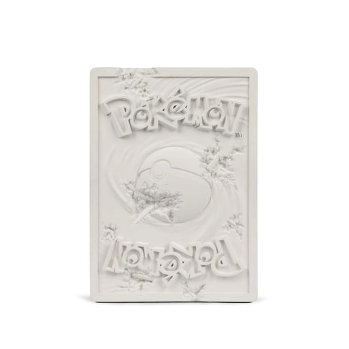 Detail of Daniel Arsham, White Crystalized Mew Card