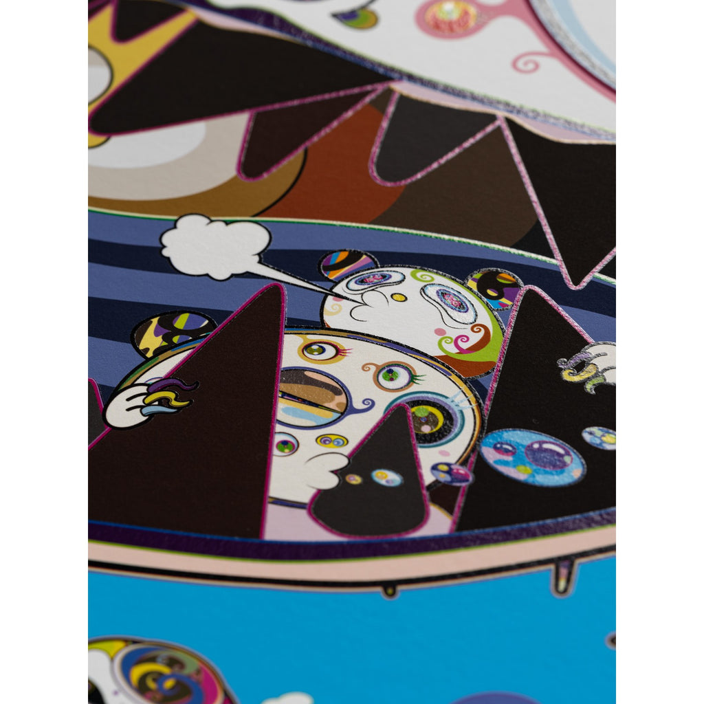 Detail of Takashi Murakami, Tan Tan Bo Communicating with Someone, Somewhere in the Universe, 2014