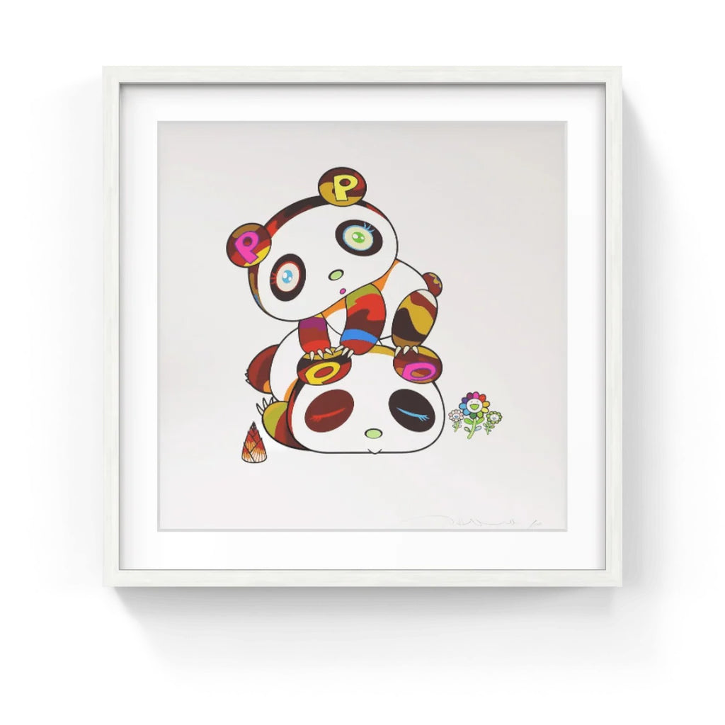 Detail of Takashi Murakami, Panda Cubs. Hoyoyo, Zzzzz., 2020