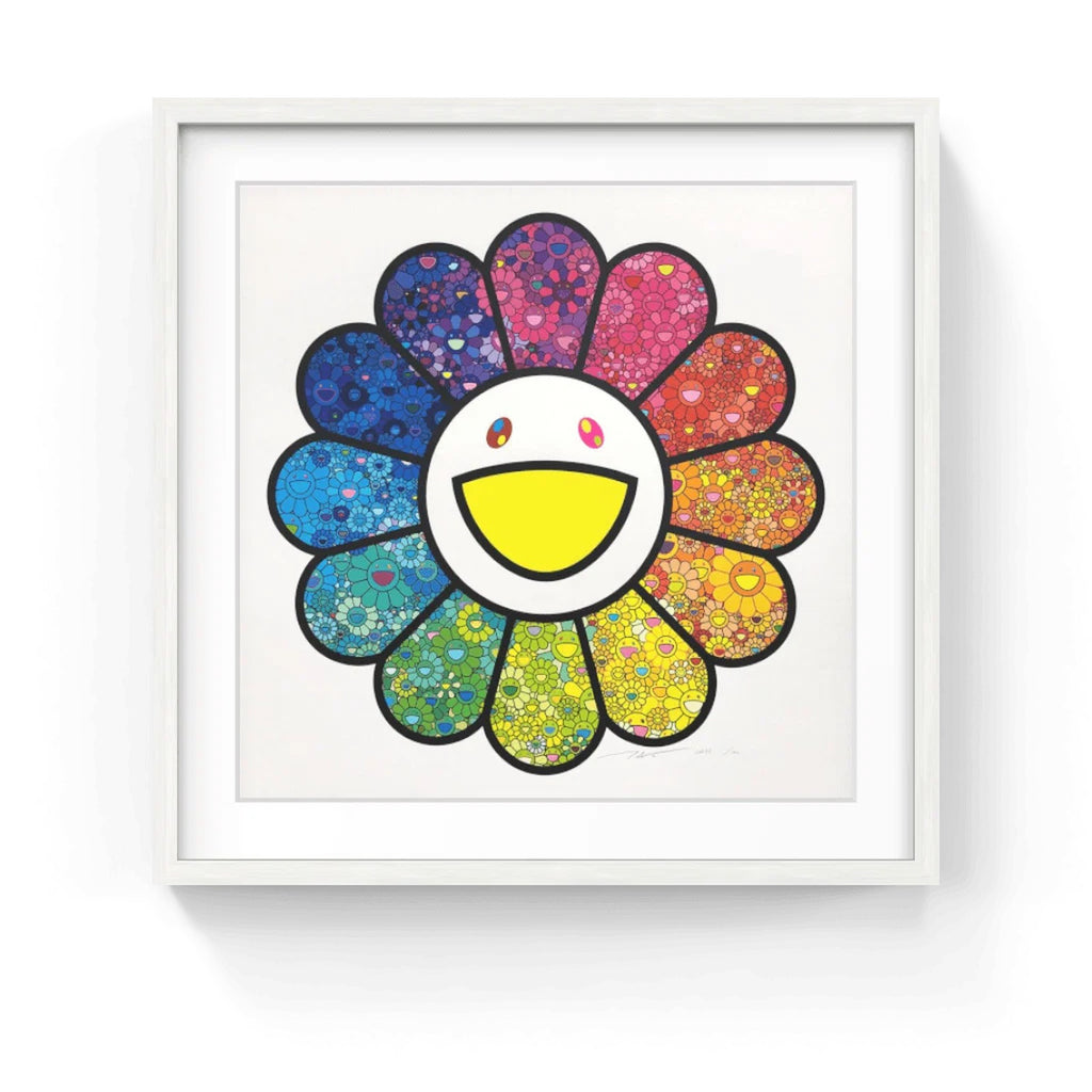 Detail of Takashi Murakami, A Flower Forest, 2021