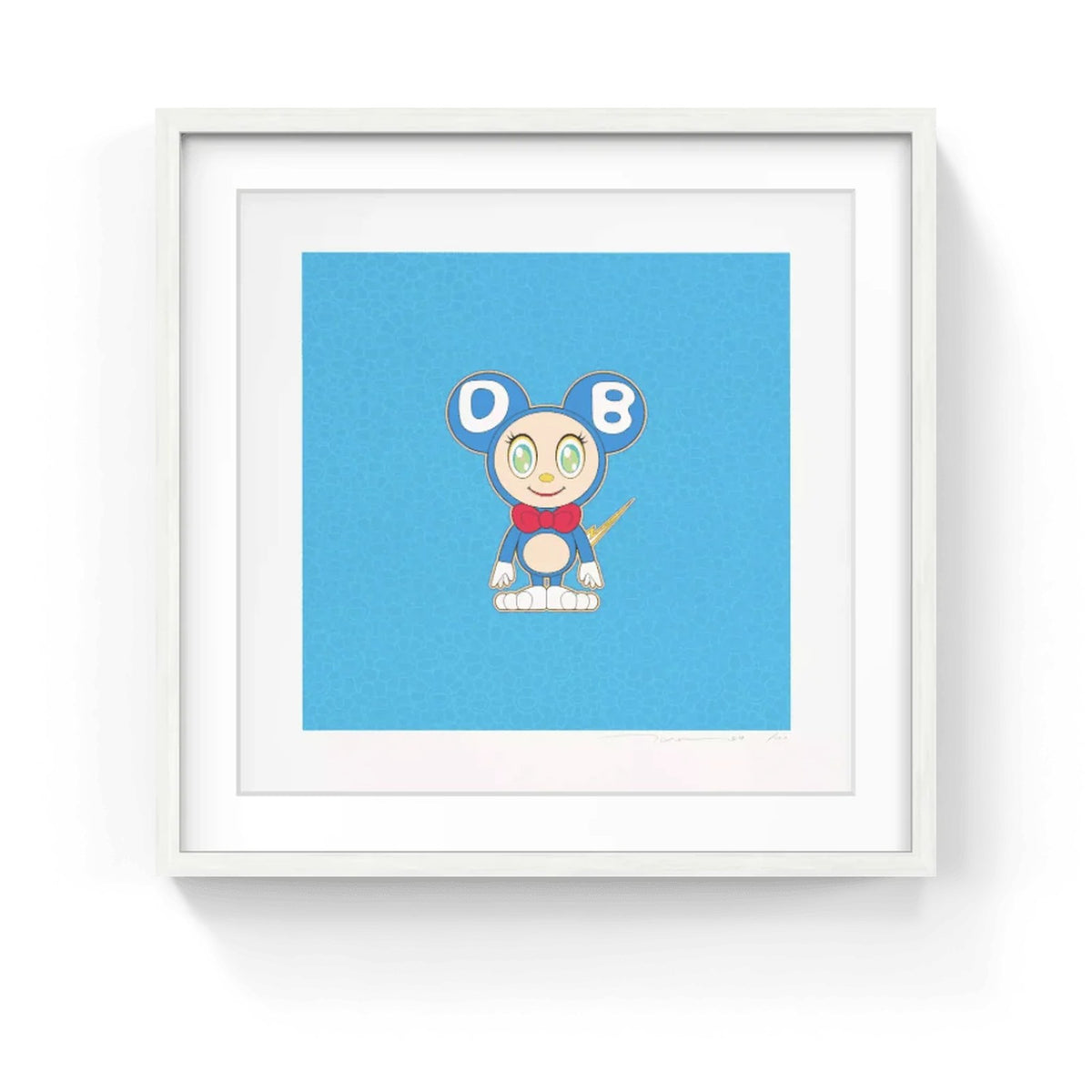 Detail of Takashi Murakami, DOB 2020 Light Blue, 2020