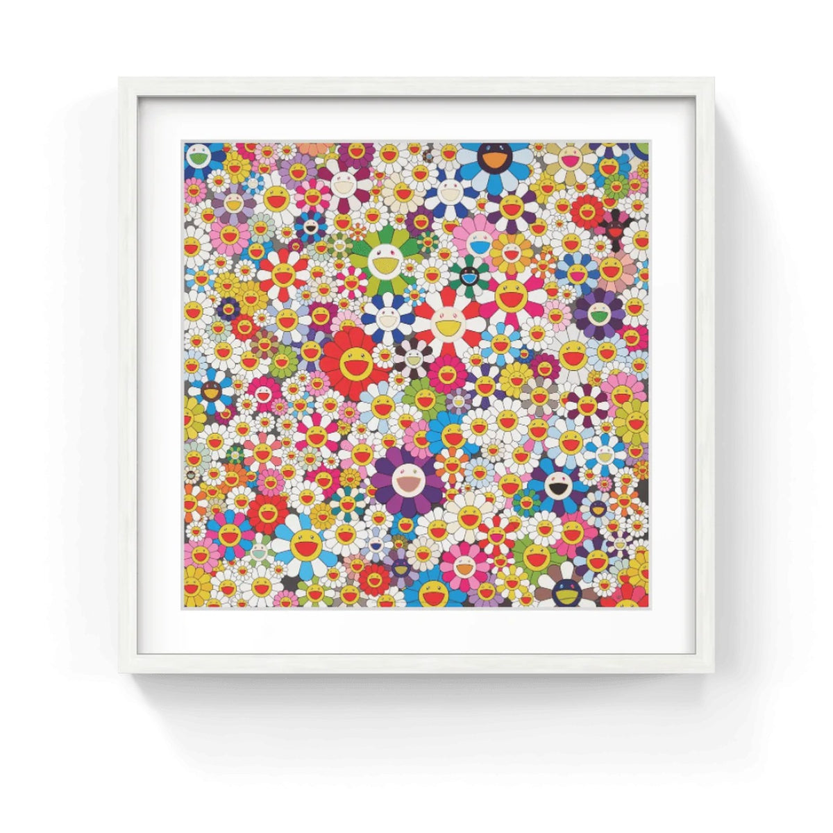 Detail of Takashi Murakami, If I Could Reach That Field Of Flowers, I Would Die Happy, 2010