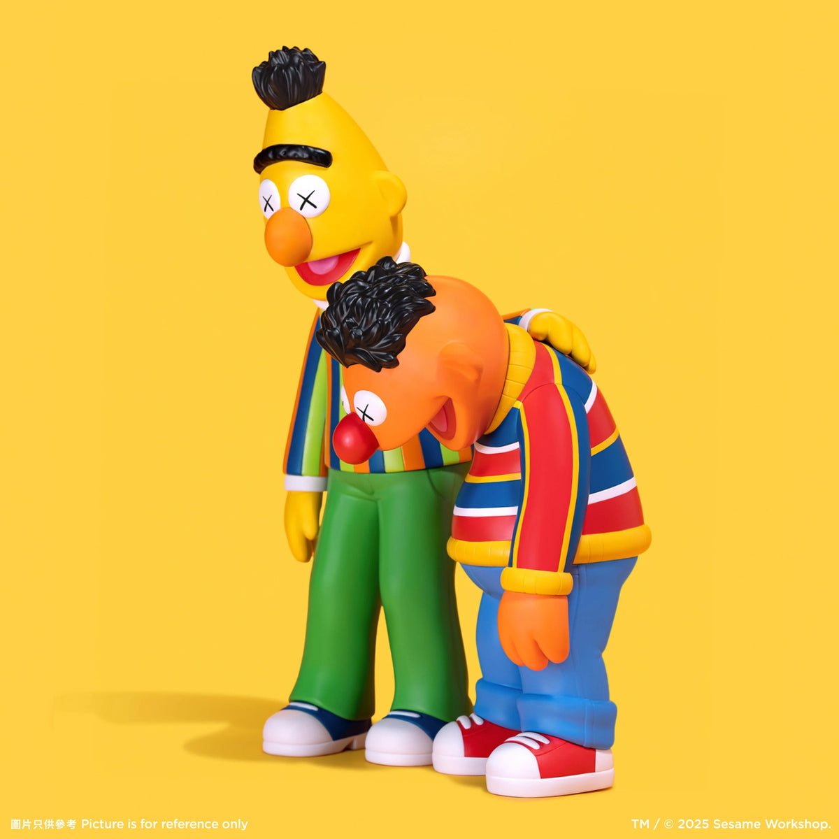 Detail of KAWS, Bert & Ernie