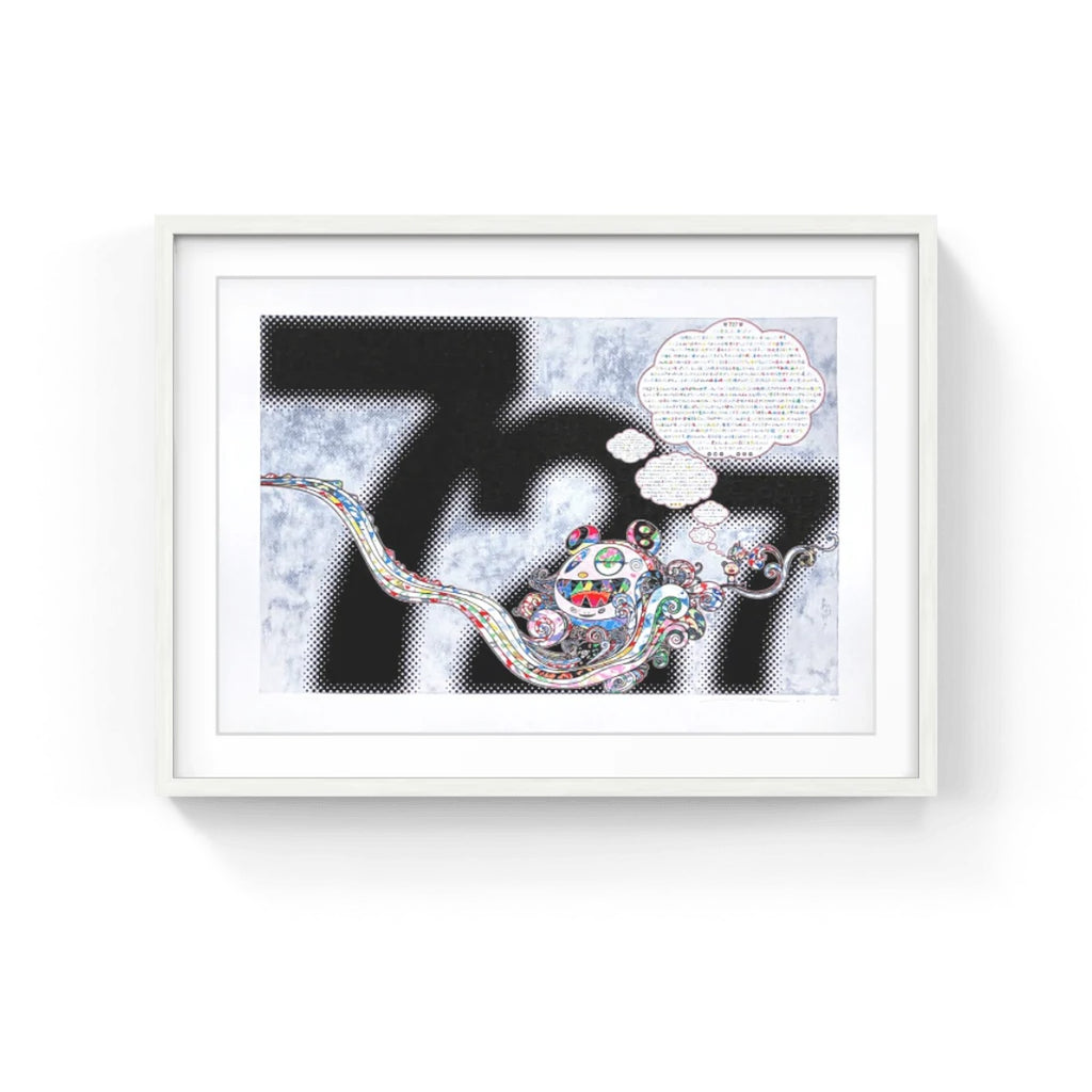 Detail of Takashi Murakami, Birth of 727, 2024