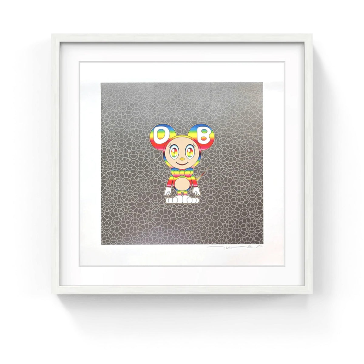 Detail of Takashi Murakami, DOB 2021 Rainbow, 2021