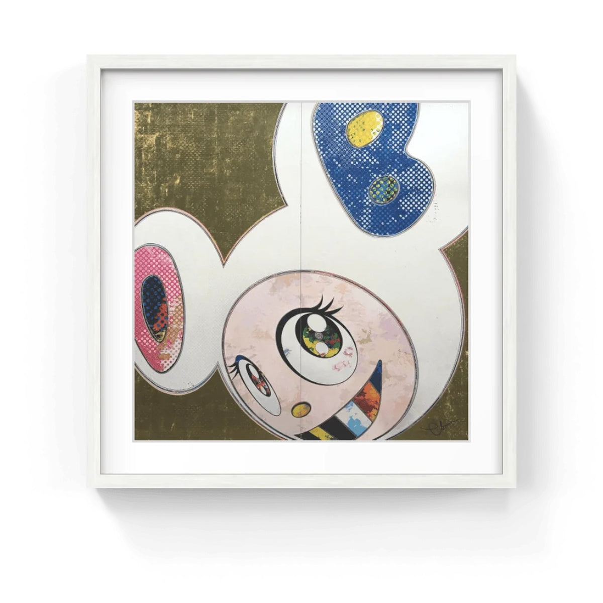 Detail of Takashi Murakami, DOB in Pure White Robe (Pink & Blue), 2013