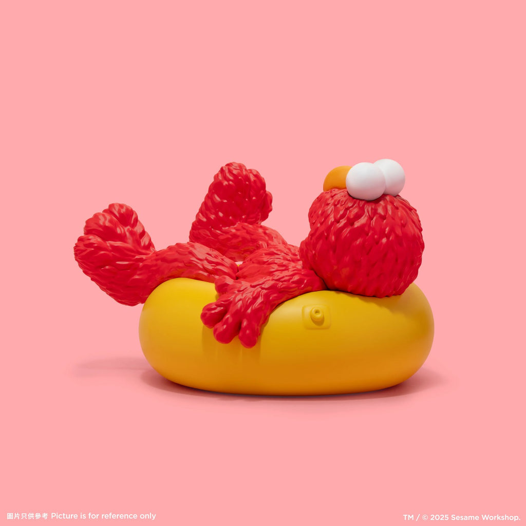 Detail of KAWS, ELMO VINYL FIGURE
