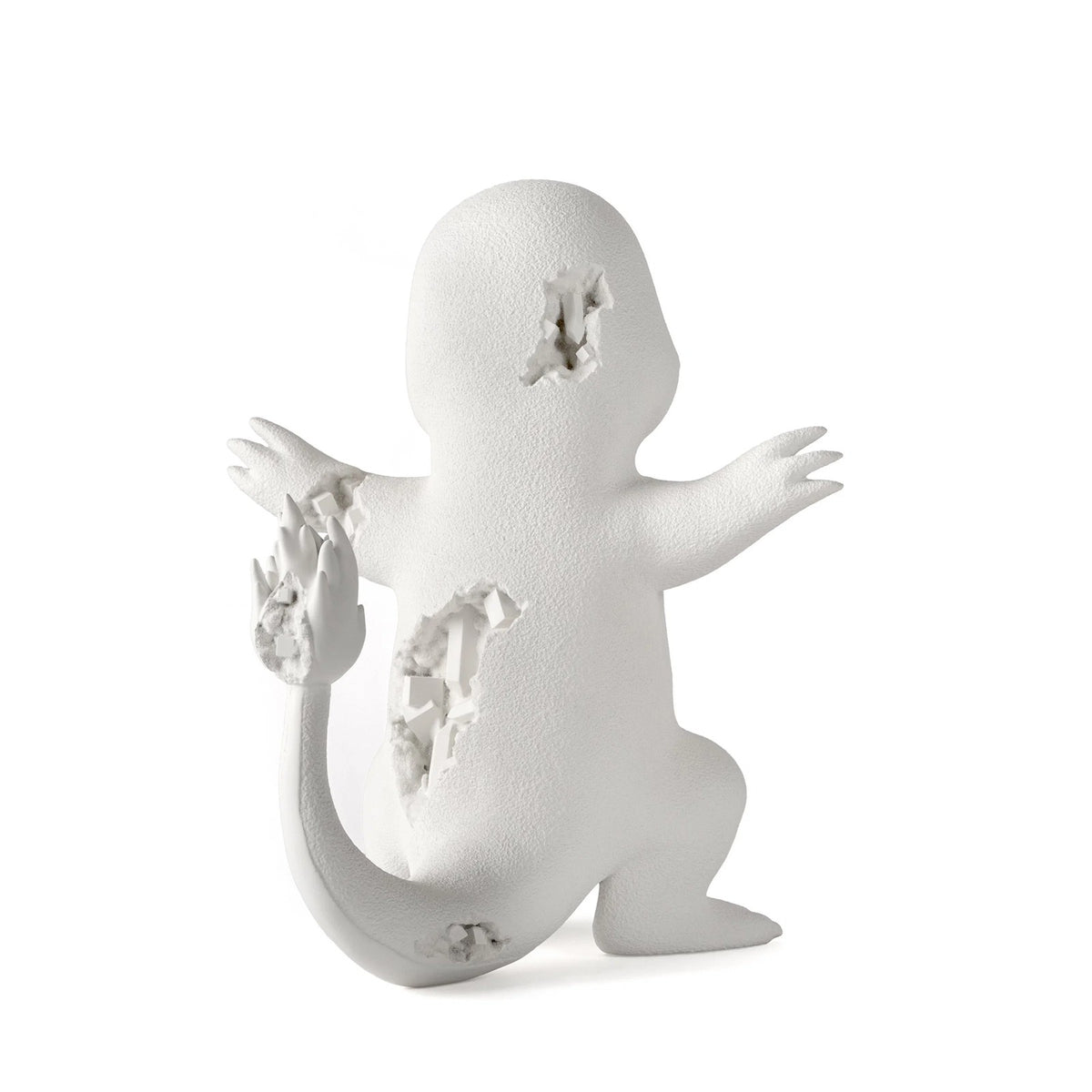 Detail of Daniel Arsham, Crystalized Charmander