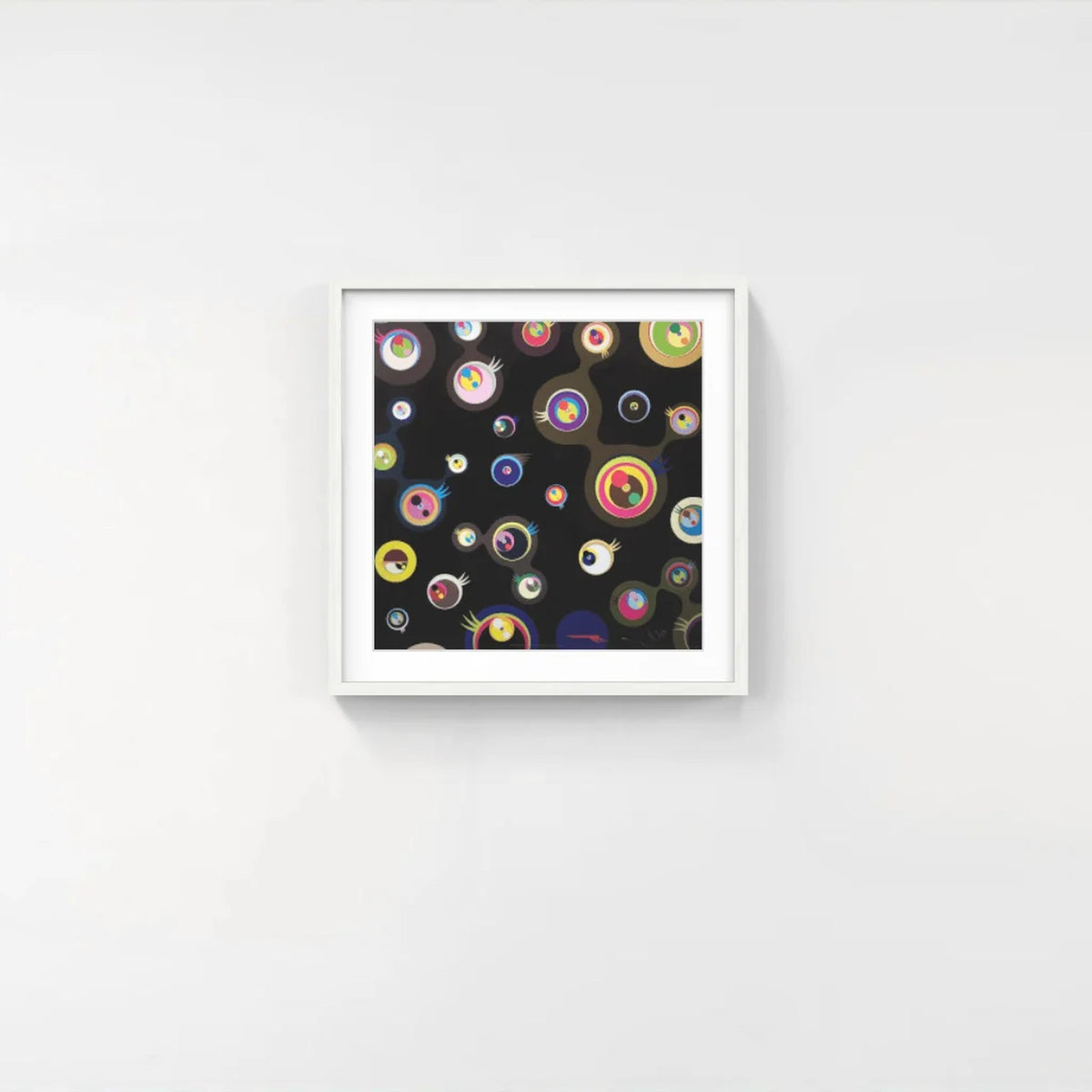 Detail of Takashi Murakami, Jellyfish Eyes - Black 3, 2011