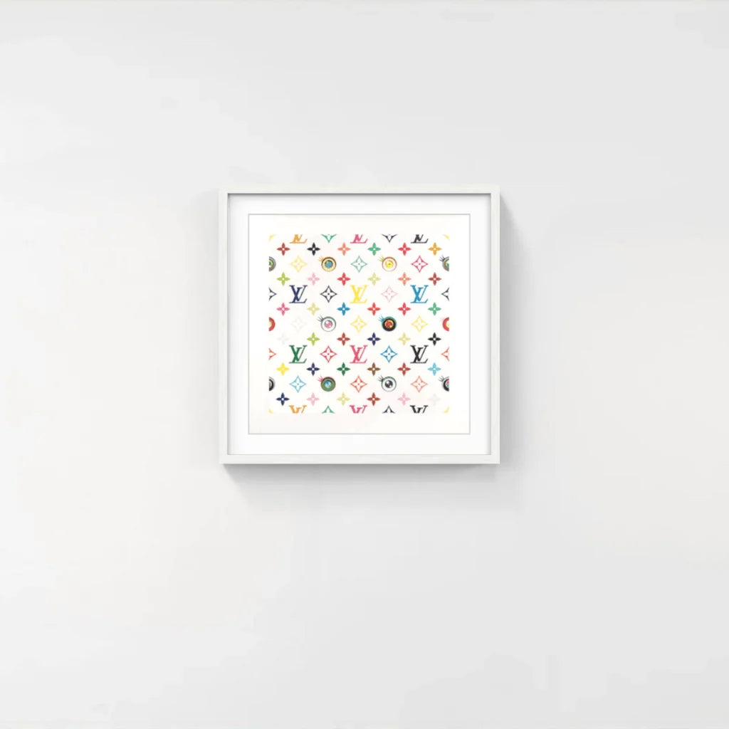 Detail of Takashi Murakami, Eye Love SUPERFLAT < White >, 2003