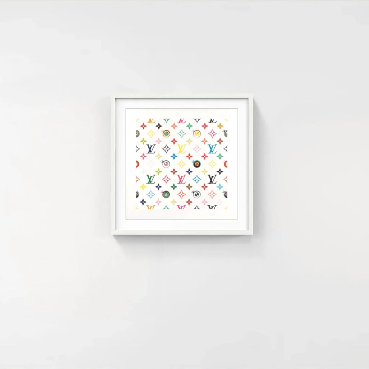 Detail of Takashi Murakami, Eye Love SUPERFLAT < White >, 2003
