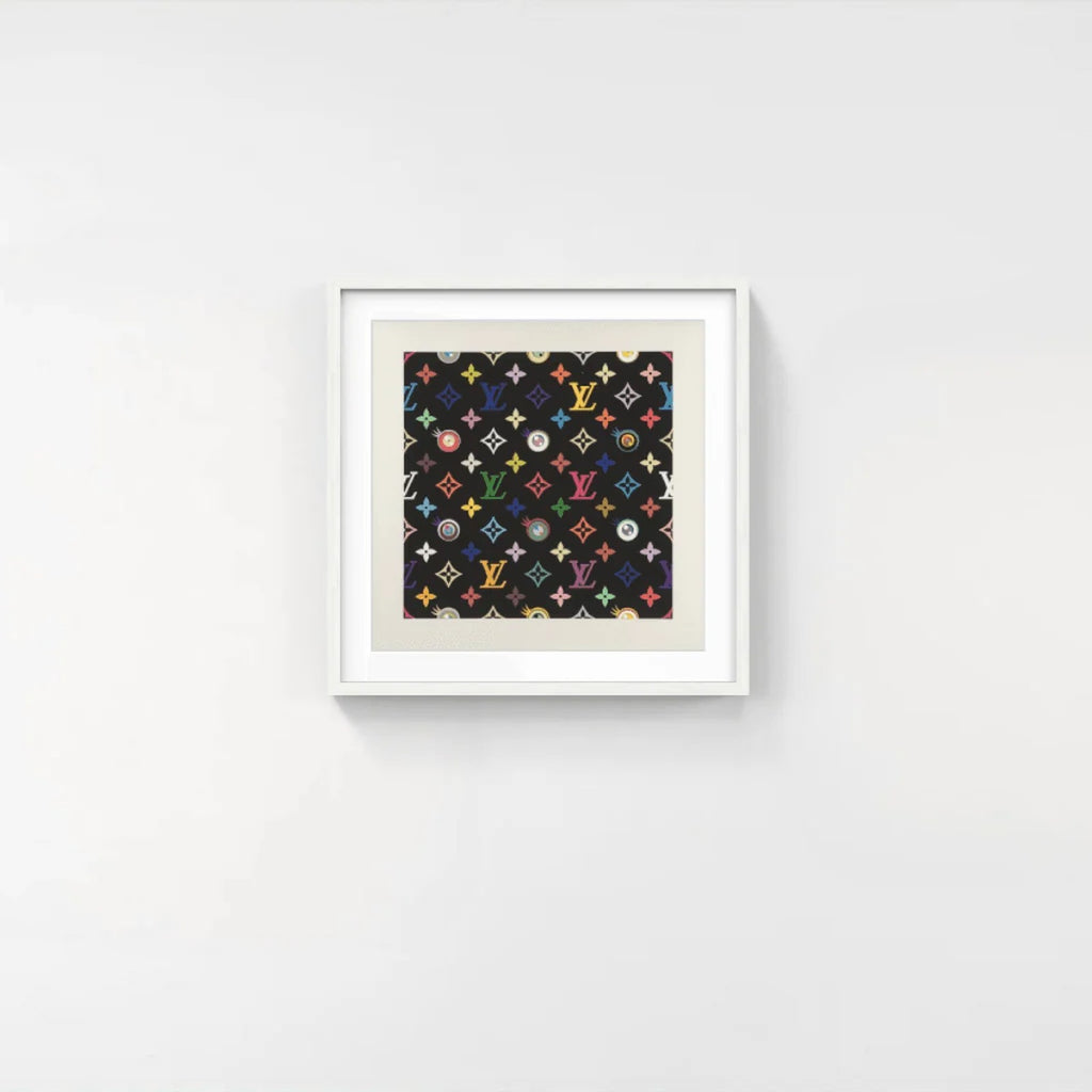 Detail of Takashi Murakami, Eye Love SUPERFLAT < Black >, 2003