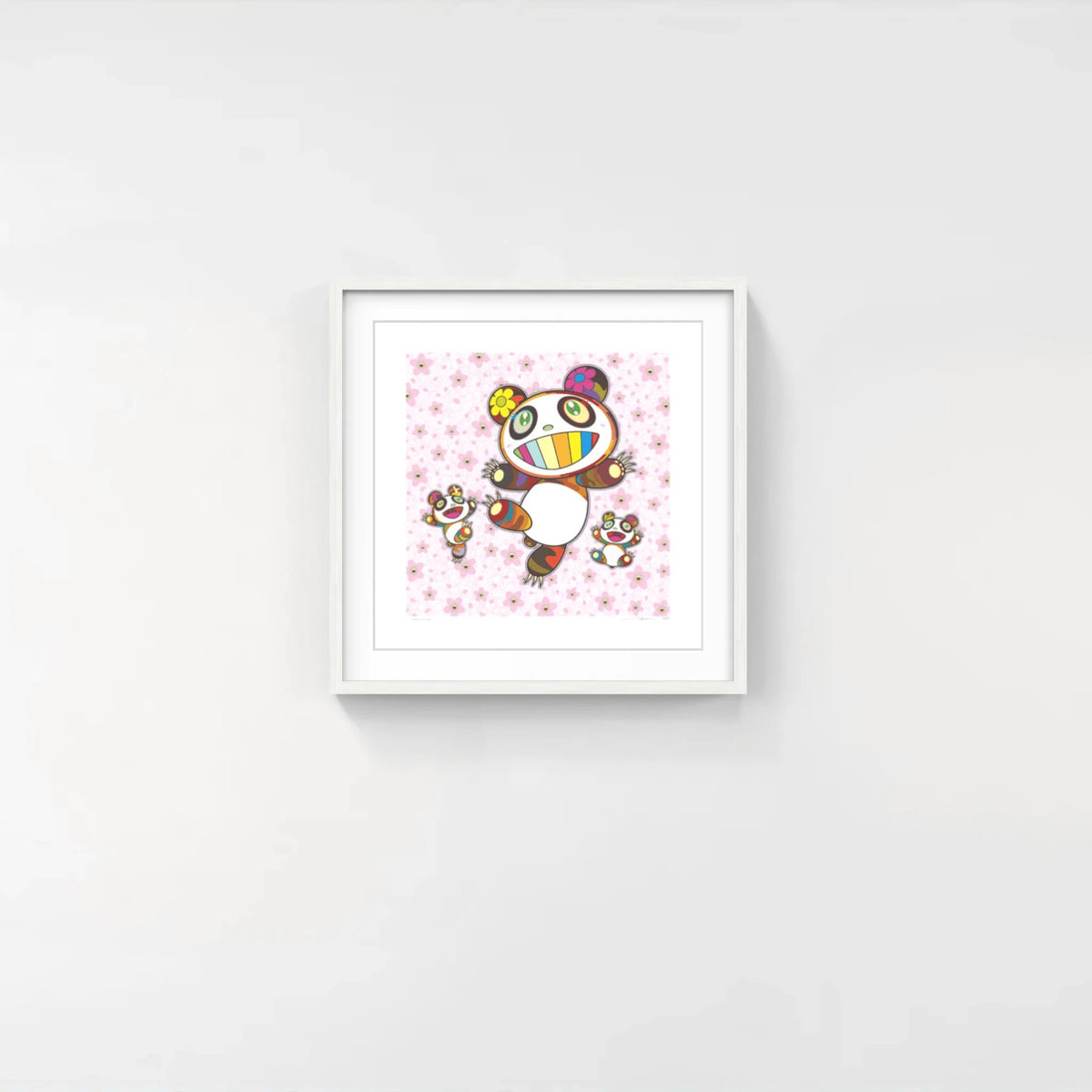 Detail of Takashi Murakami, Yay, Panda Parent and Cubs in the Cherry Orchard, 2026