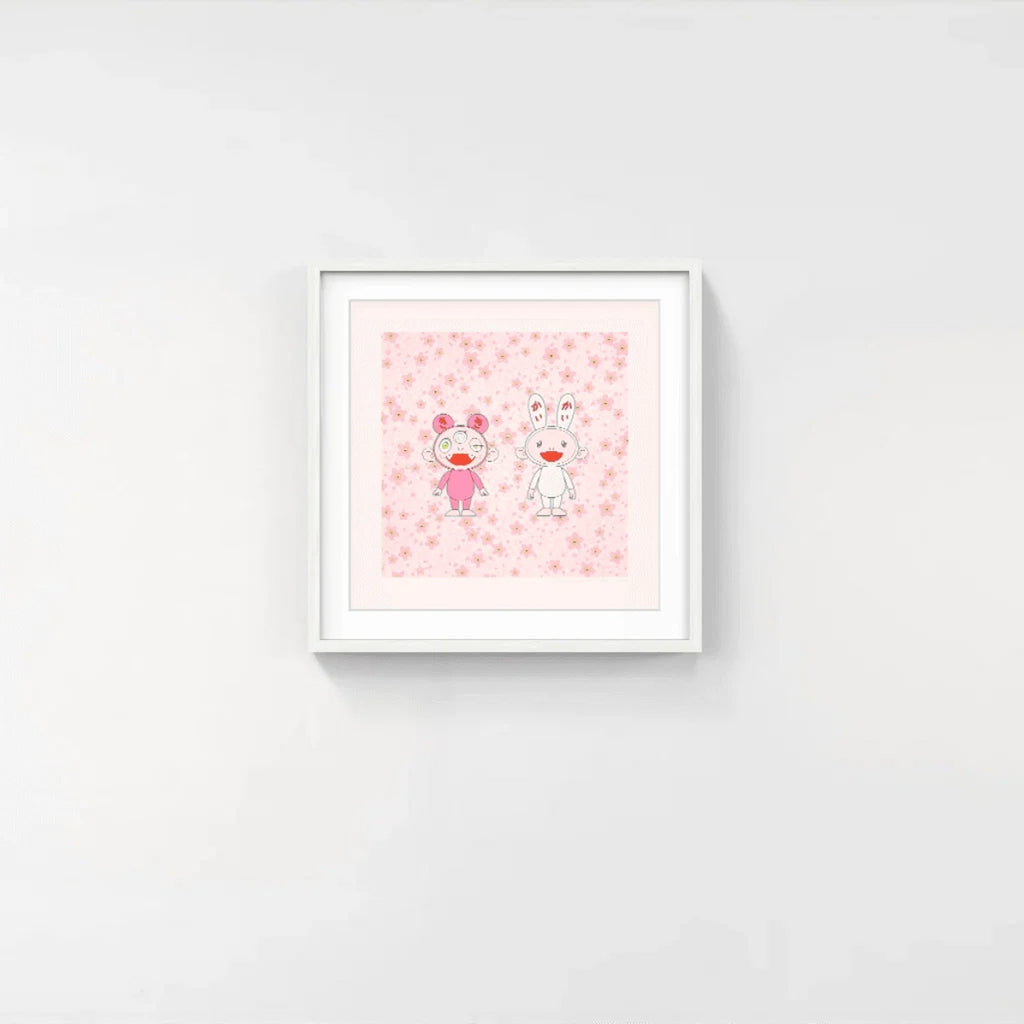 Detail of Takashi Murakami, Cherry Blossoms in Bloom. Kaikai Kiki., 2020