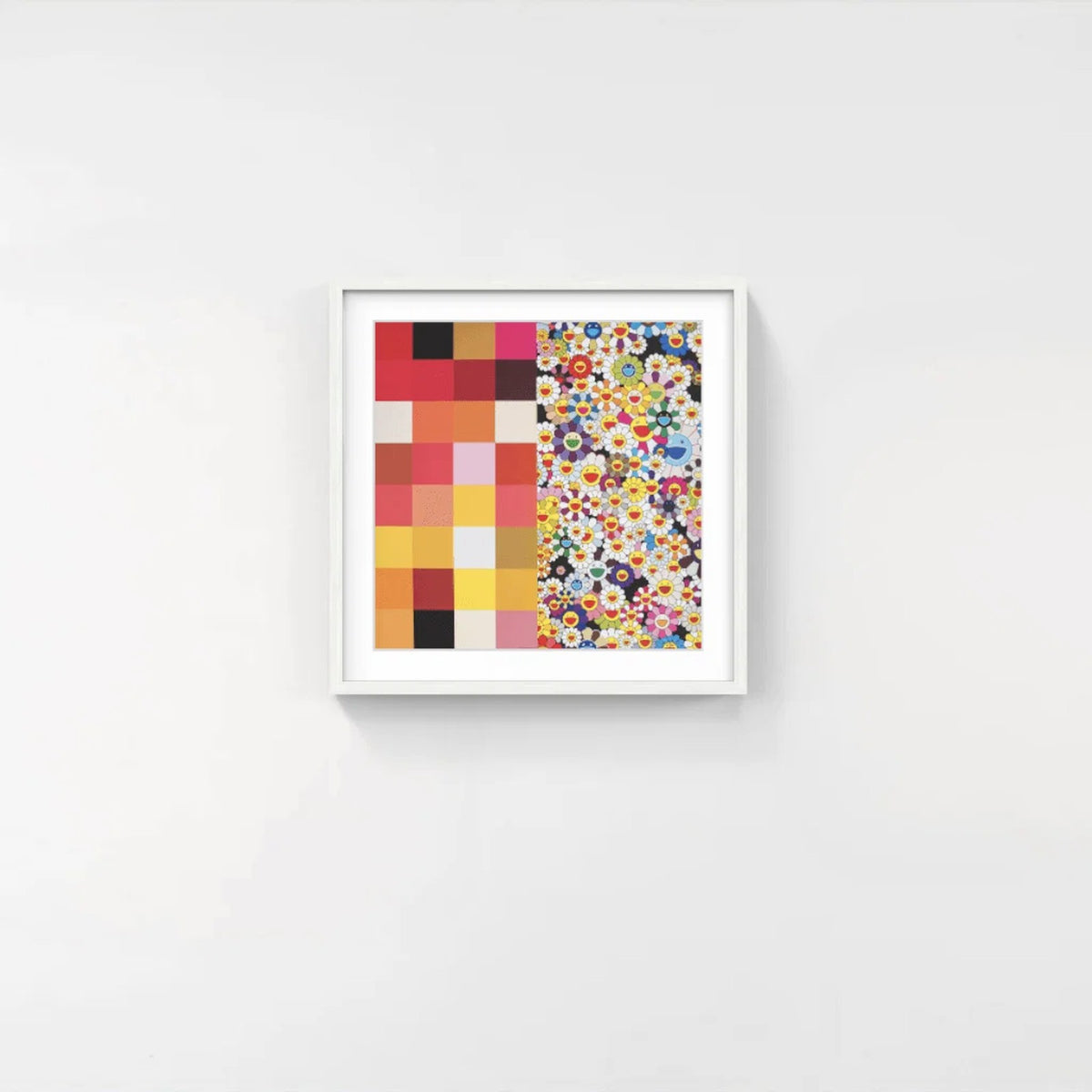 Detail of Takashi Murakami, Acupuncture/Flowers, 2008