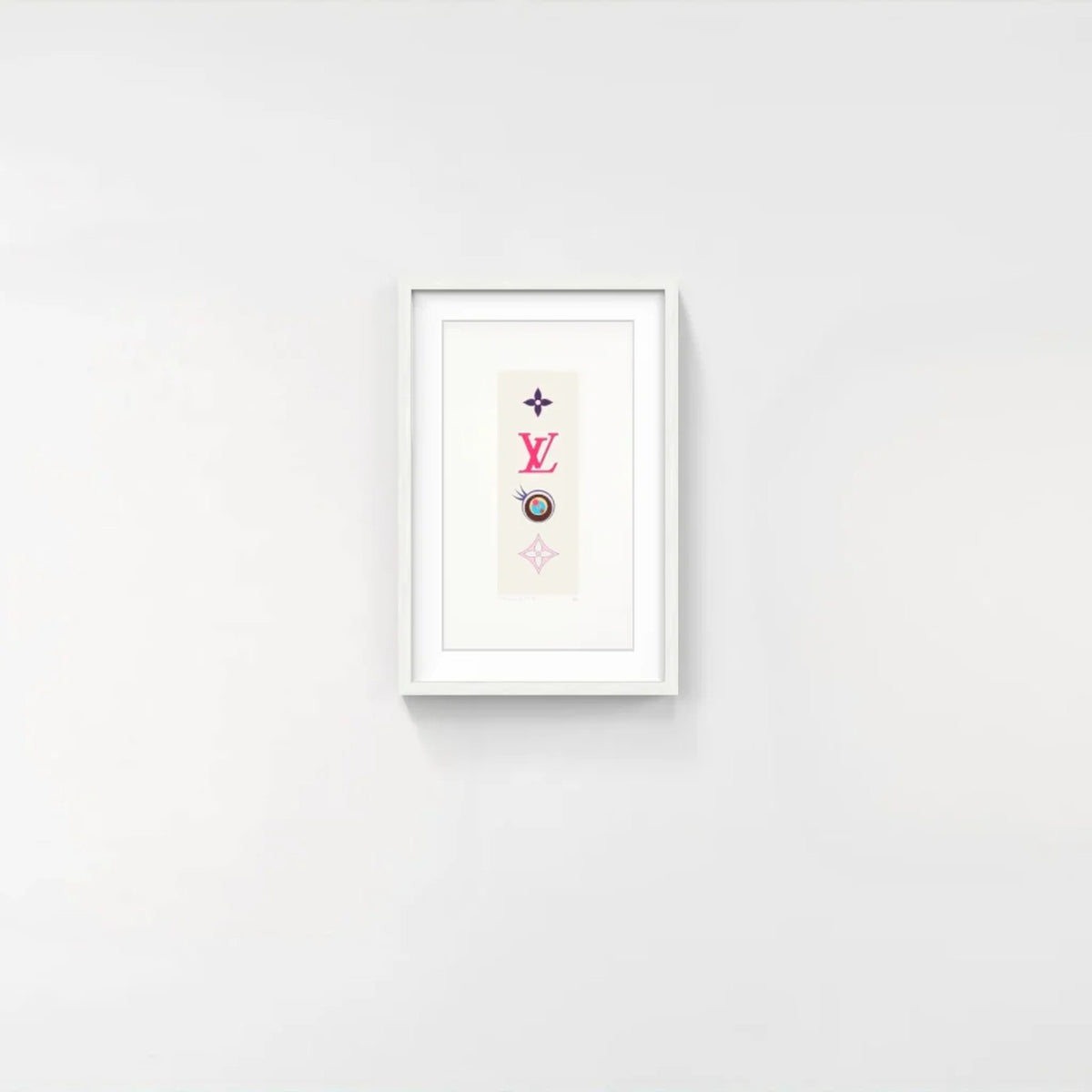 Detail of Takashi Murakami, Eye Love SUPERFLAT < Eye Pink >, 2003