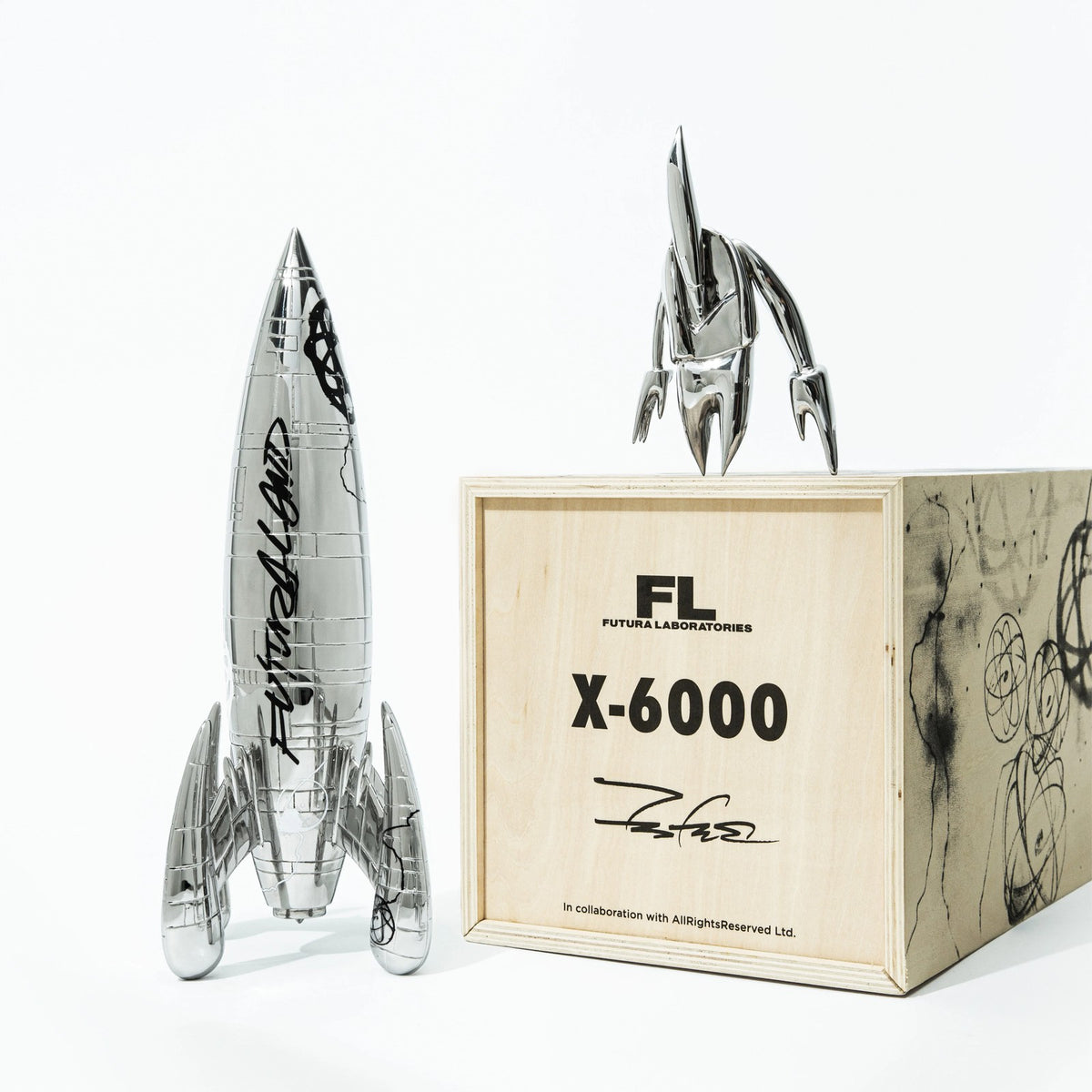 Detail of Futura, X-6000 Sculpture Box Set