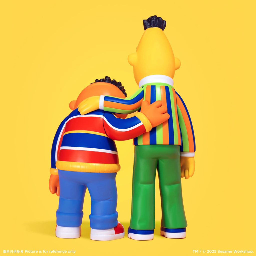 Detail of KAWS, Bert & Ernie