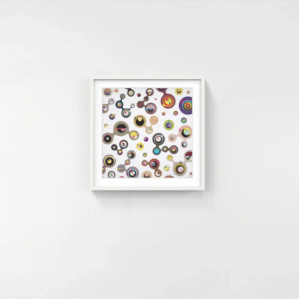 Detail of Takashi Murakami, Jellyfish Eyes - White 4, 2011