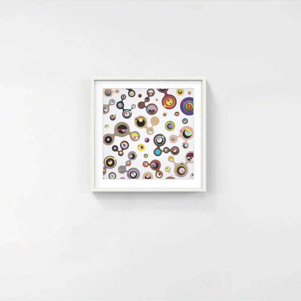 Detail of Takashi Murakami, Jellyfish Eyes - White 4, 2011