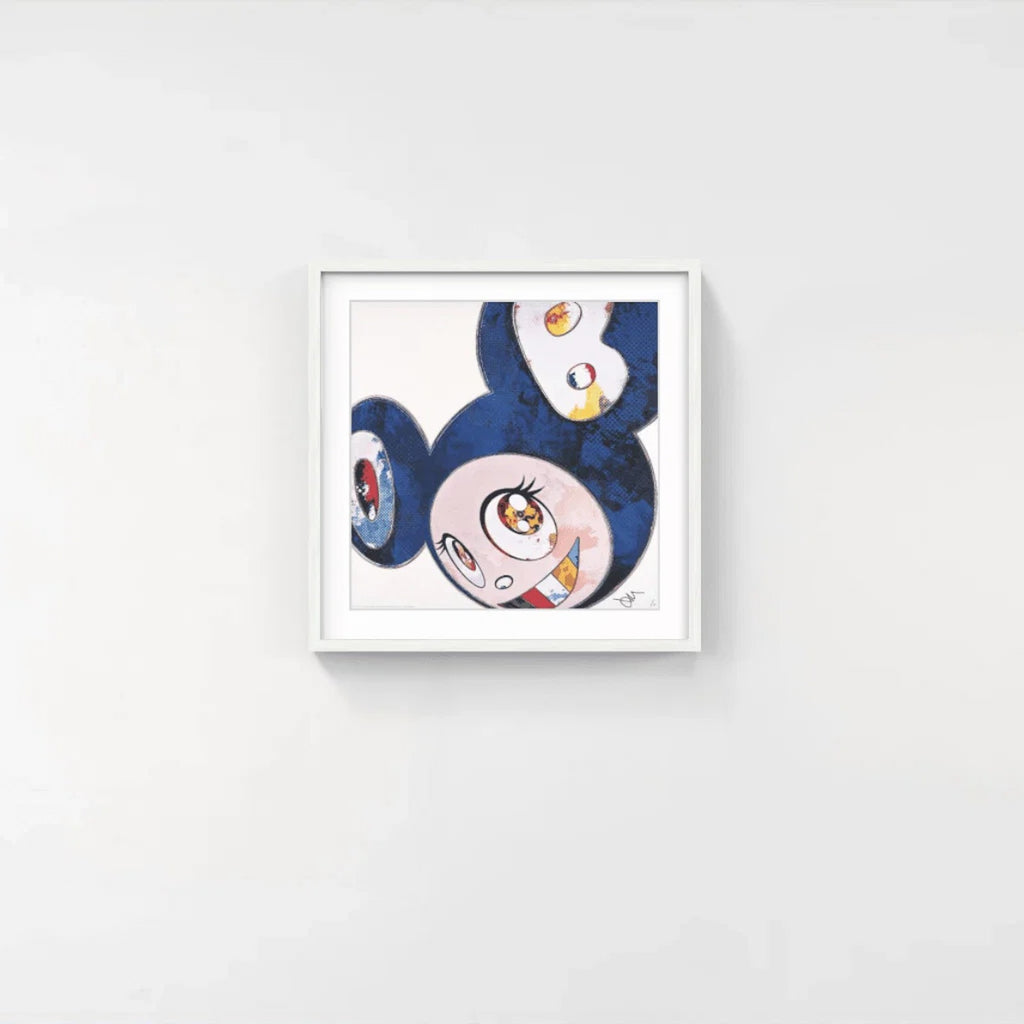 Detail of Takashi Murakami, And Then x 6 (Blue: The Superflat Method), 2013
