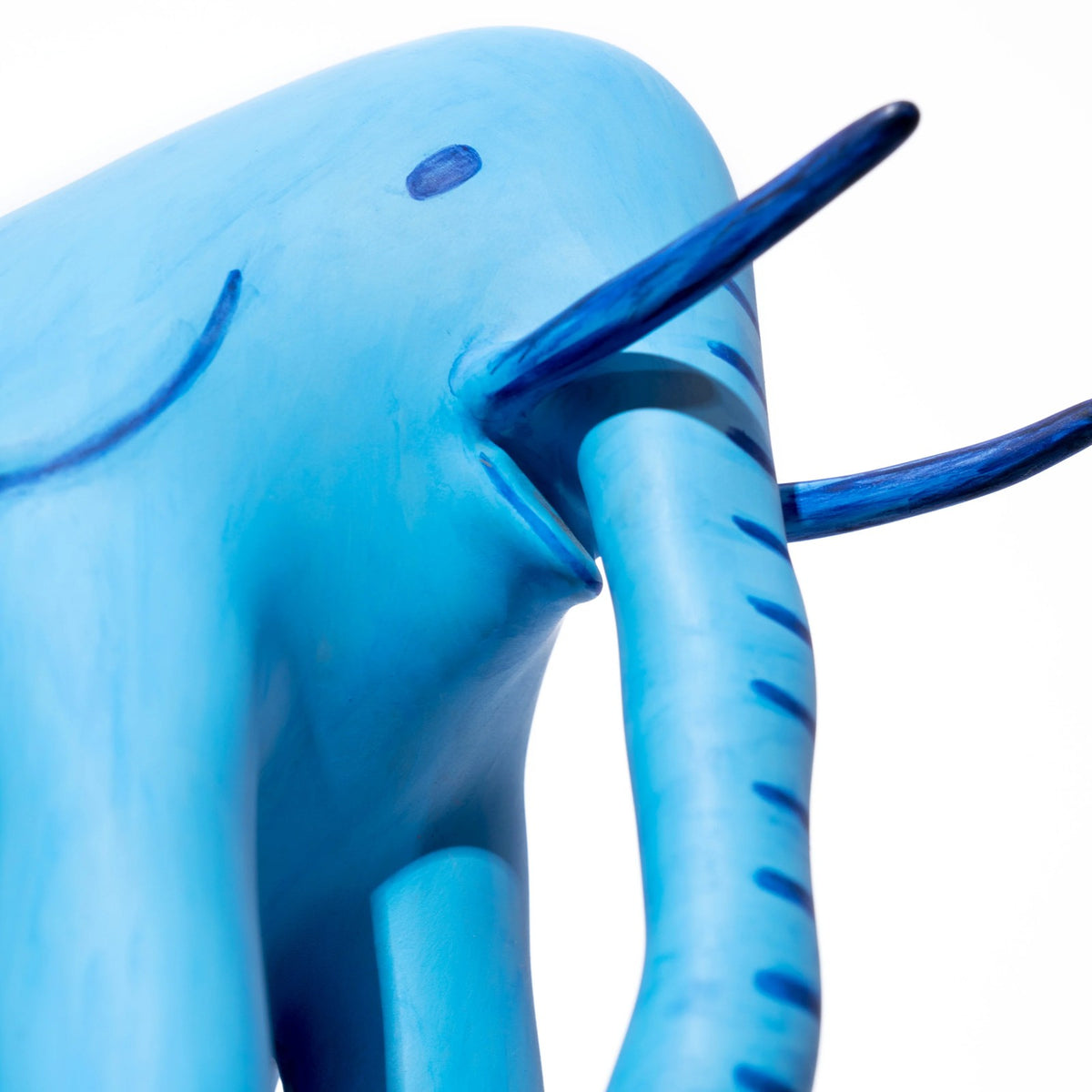 Detail of David Shrigley, "I MUST REST MY RAMPAGE IS OVER" Sculpture