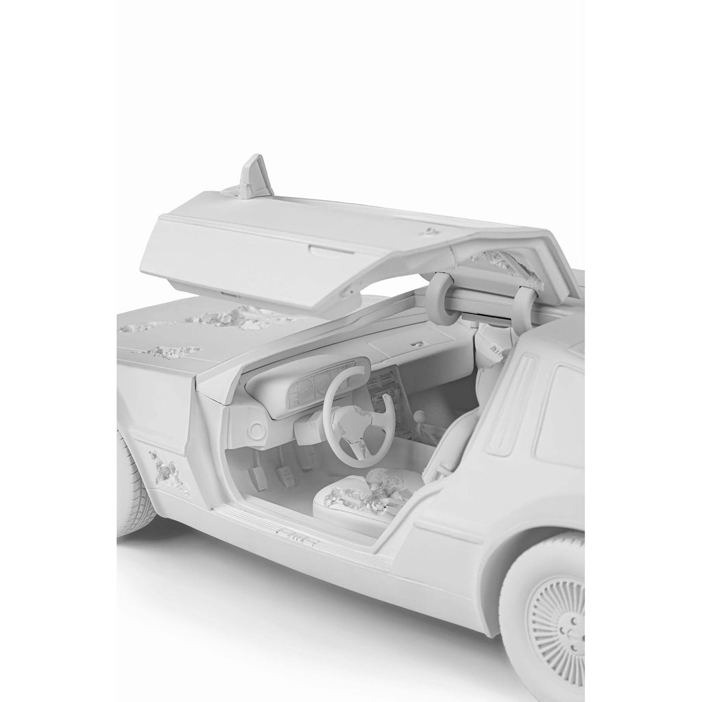 Detail of Daniel Arsham, Eroded DeLorean