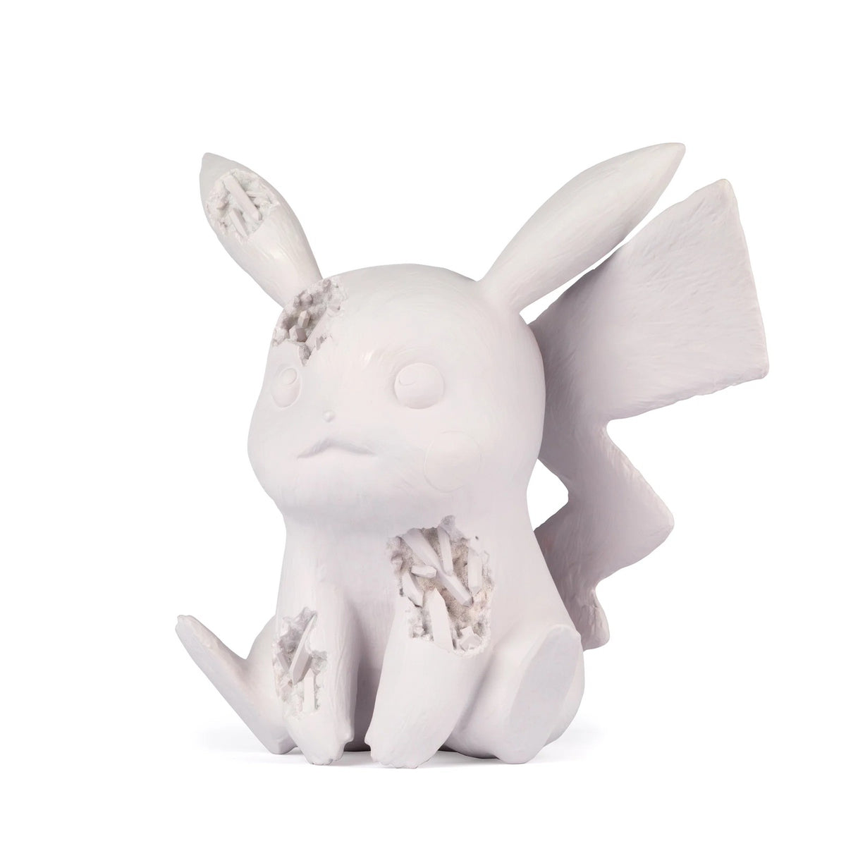Detail of Daniel Arsham, Crystalized Seated Pikachu