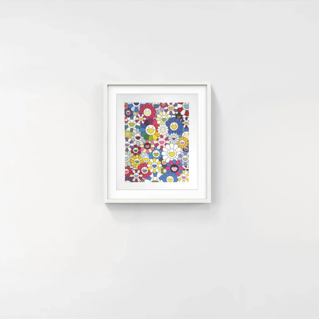 Detail of Takashi Murakami, Flowers on the Island Closest to Heaven, 2018