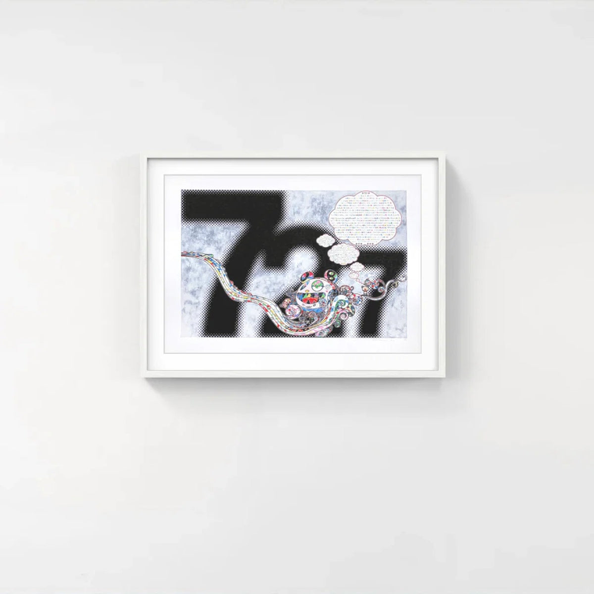 Detail of Takashi Murakami, Birth of 727, 2024