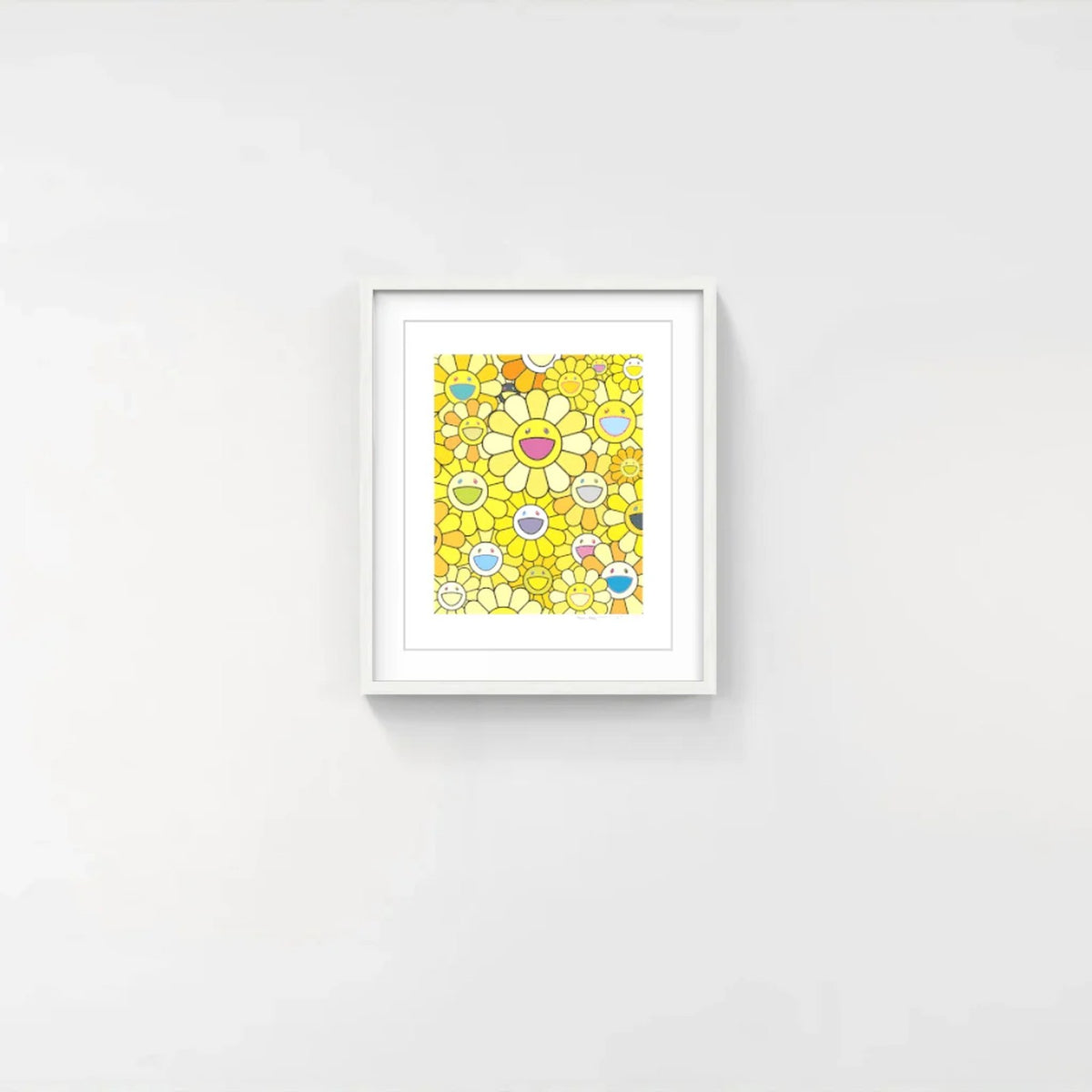 Detail of Takashi Murakami, Flowers and Prosperity Golden Yellow, 2025