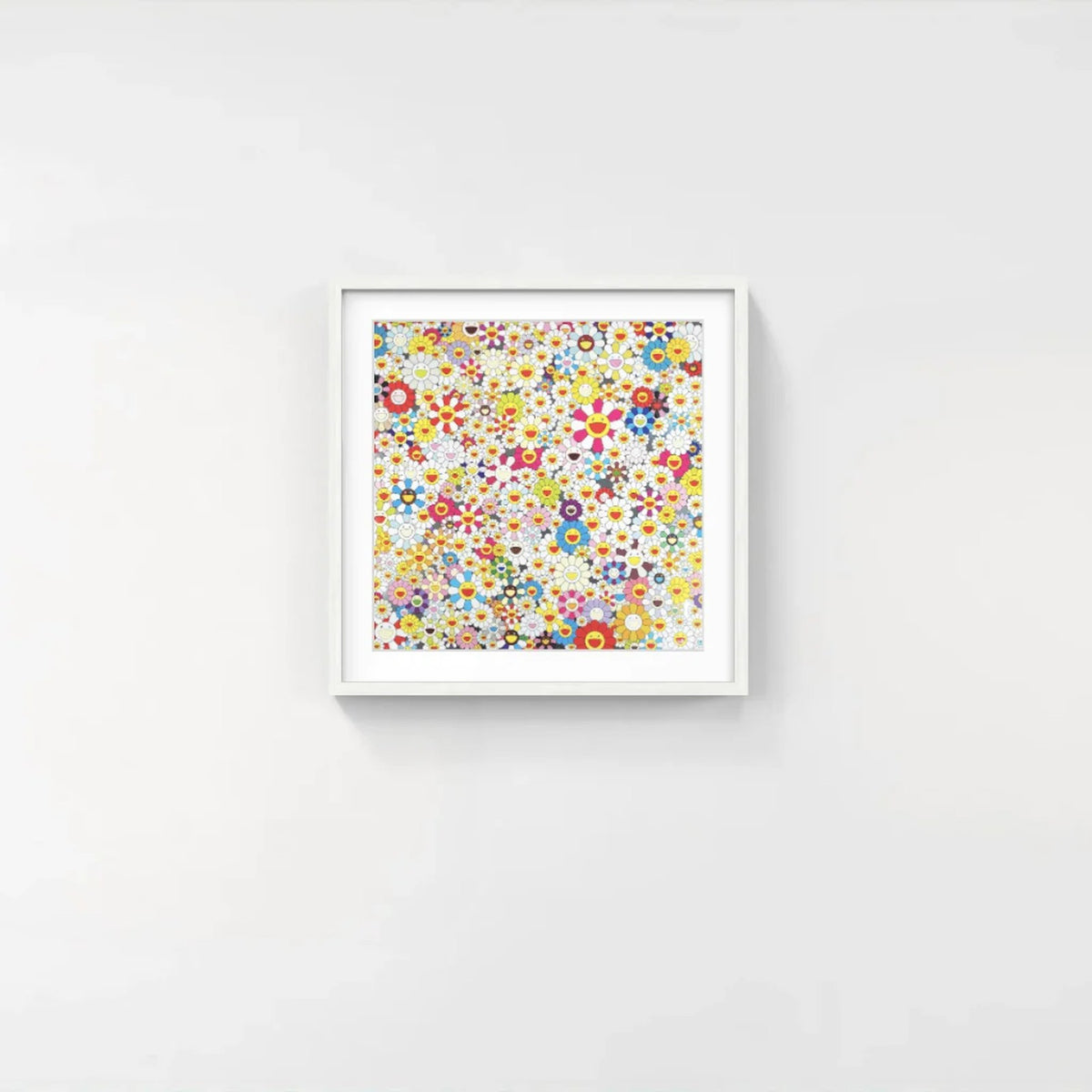 Detail of Takashi Murakami, Field Of Smiling Flowers, 2010