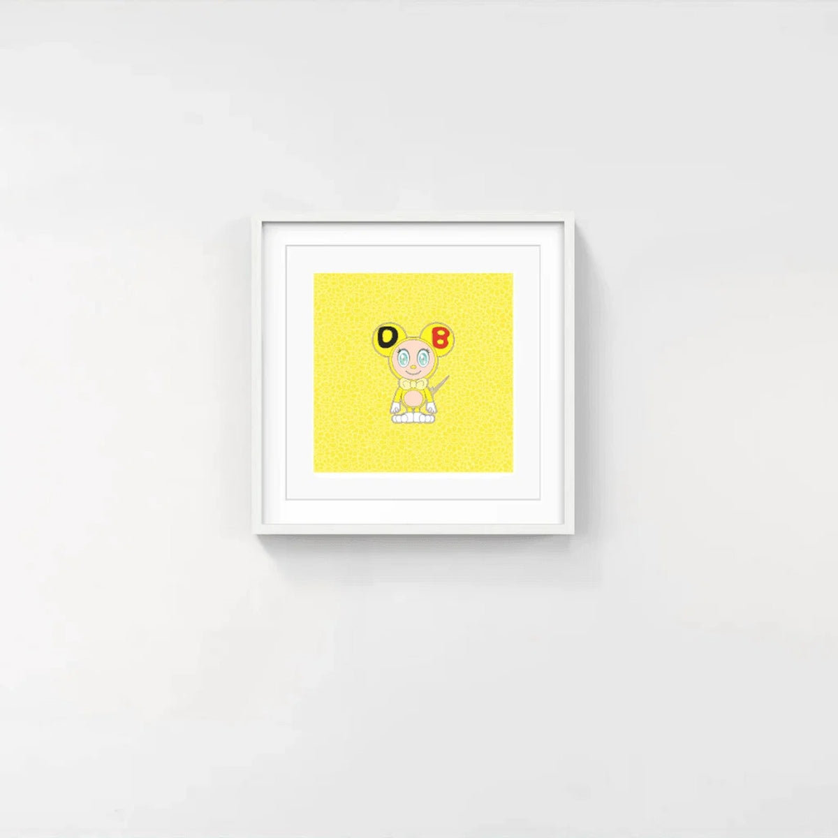 Detail of Takashi Murakami, DOB 2021 Yellow, 2021