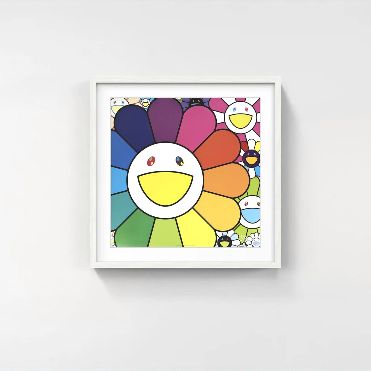 Detail of Takashi Murakami, Poppin’ Flowers, 2025