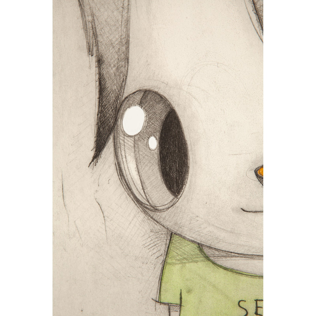 Detail of Javier Calleja, Second Chance Always (Hand-finished)