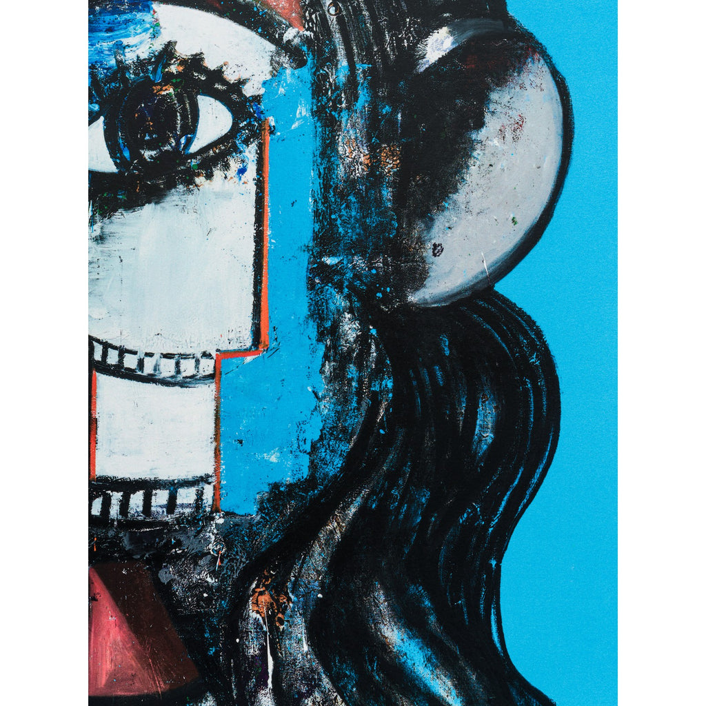 Detail of George Condo, Prismatic Head Composition