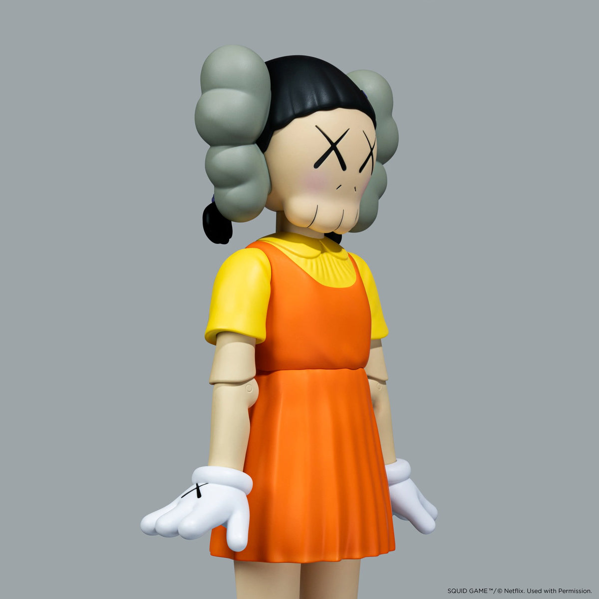 Detail of KAWS, YOUNG-HEE Figure (Coloured)