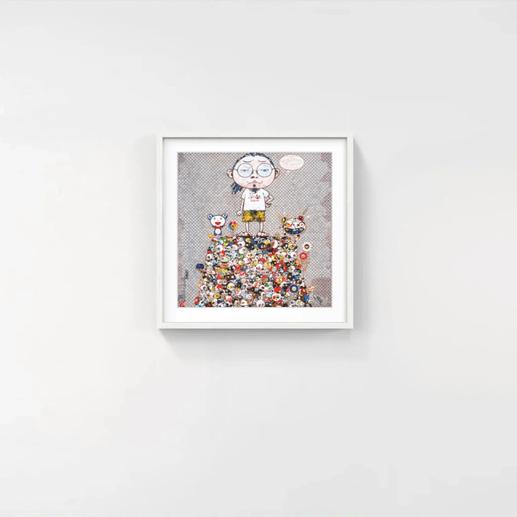 Detail of Takashi Murakami, With the Notion of Death, the Flowers Look Beautiful, 2013