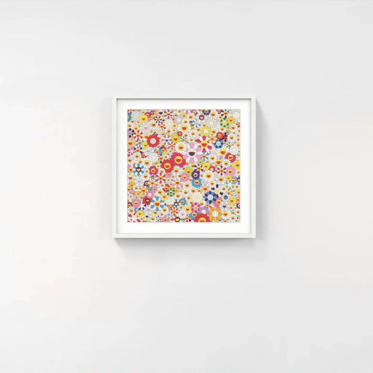 Detail of Takashi Murakami, Flowers In Heaven, 2010