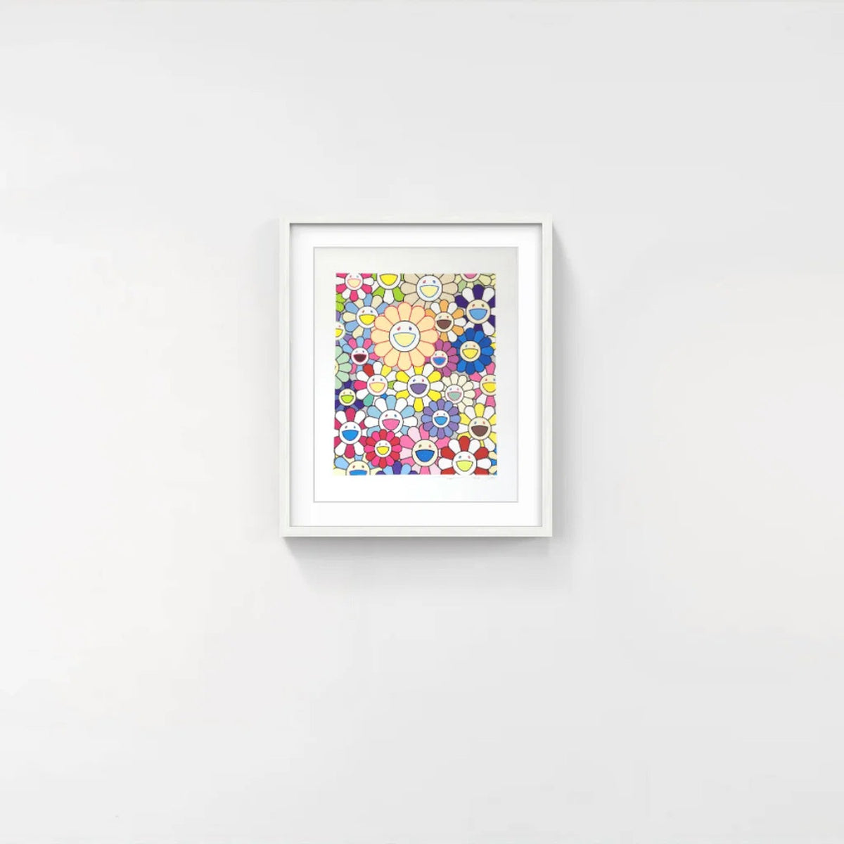 Detail of Takashi Murakami, Field of Flowers, 2020