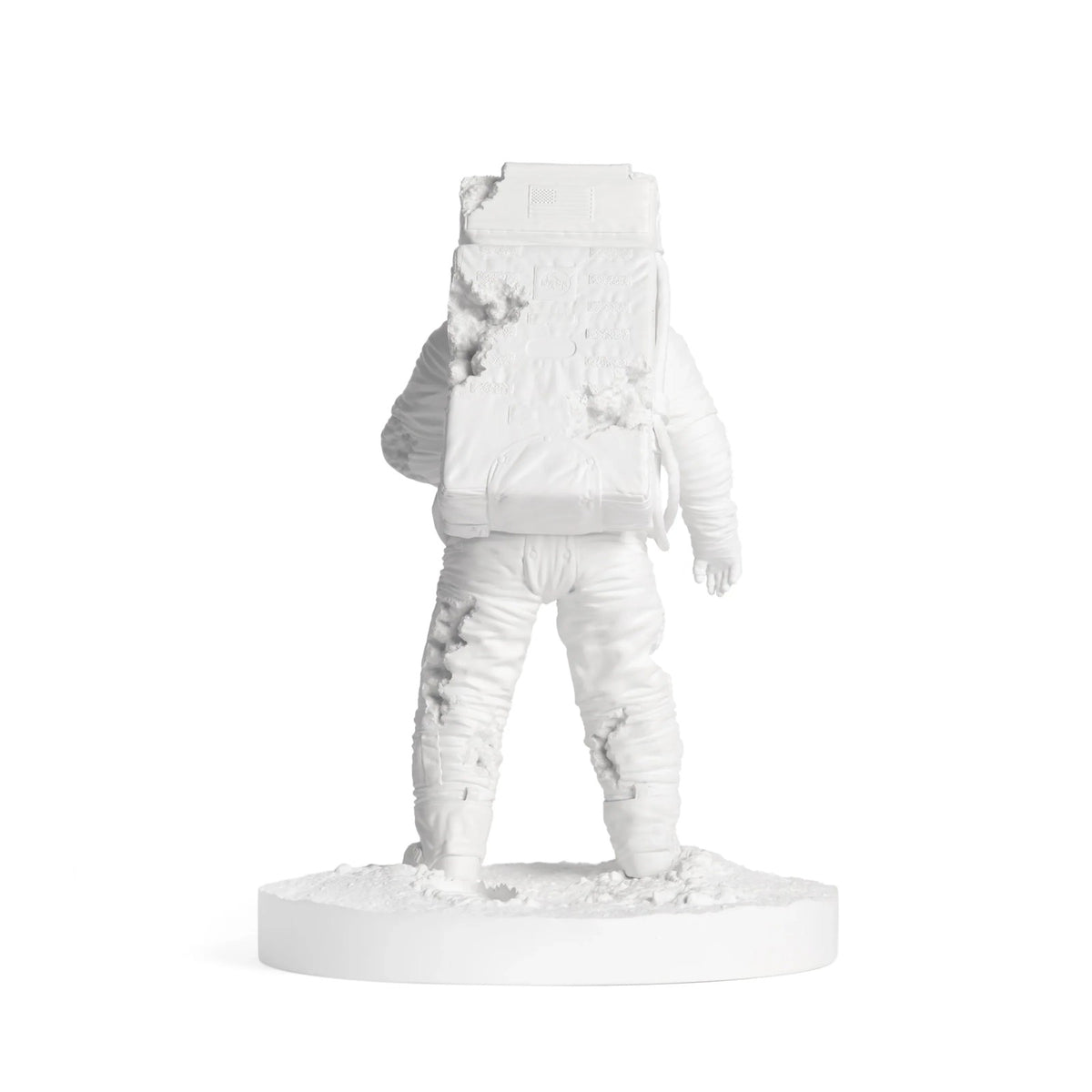 Detail of Daniel Arsham, Eroded Astronaut