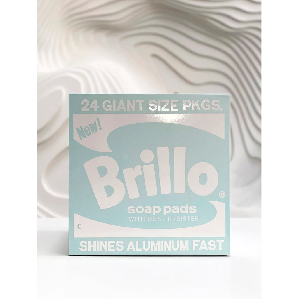 Detail of Daniel Arsham, Eroded Brillo Box